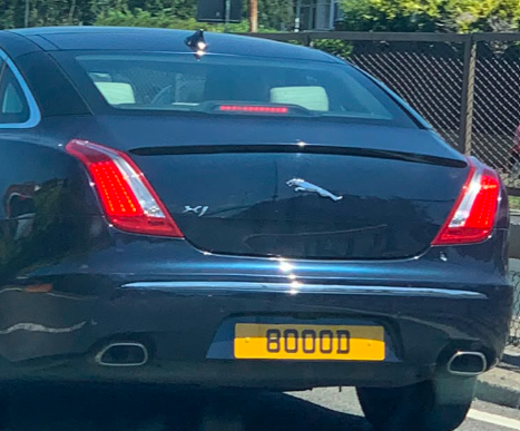 8000 D spotted on Jaguar XJ