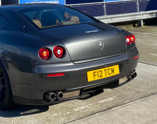 F12 TCM spotted on Ferrari 612
