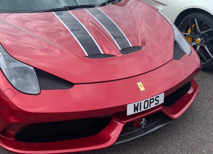 W1 OPS spotted on Ferrari