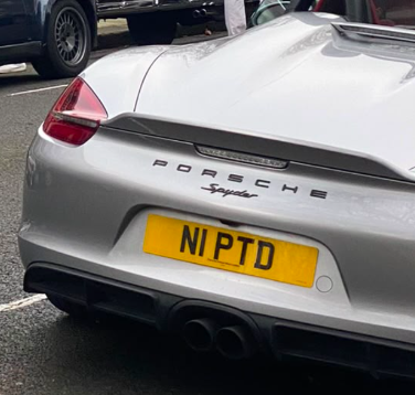 N1 PTD spotted on Porsche 718 Boxster