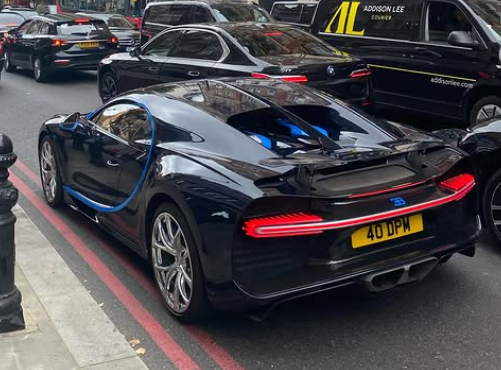 40 DPM spotted on Bugatti Chiron