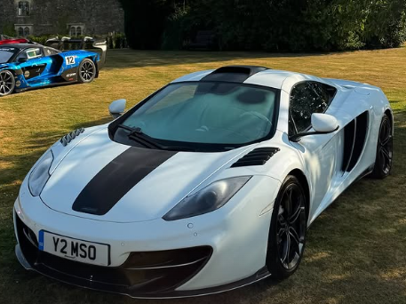Y2 MSO spotted on McLaren 12C