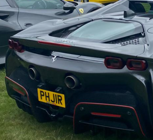 PHJ 1R spotted on Ferrari SF90