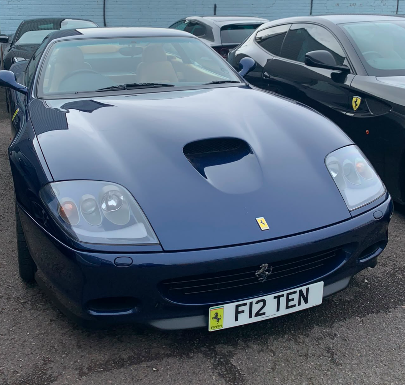 F12 TEN spotted on Ferrari 550