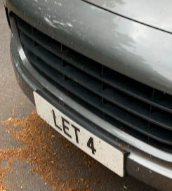 LET 4 spotted on Porsche Cayenne