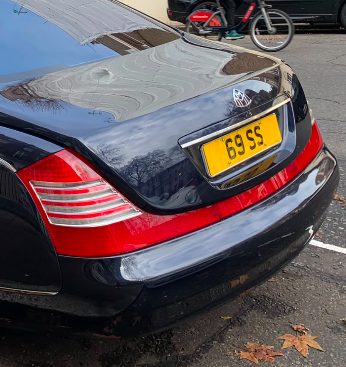 69 SS spotted on Maybach 57