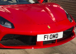 F1 OMD spotted on Ferrari 488