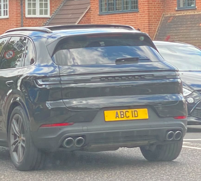 ABC 1D spotted on Porsche Cayenne