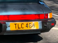 TLC 464 spotted on Porsche