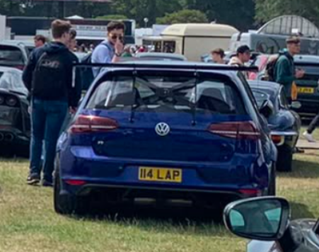 114 LAP spotted on Volkswagen Golf
