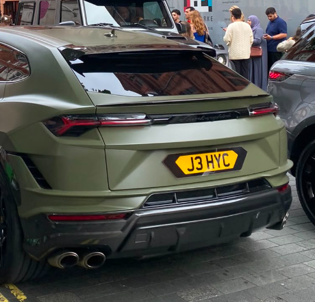 J3 HYC spotted on Lamborghini Urus