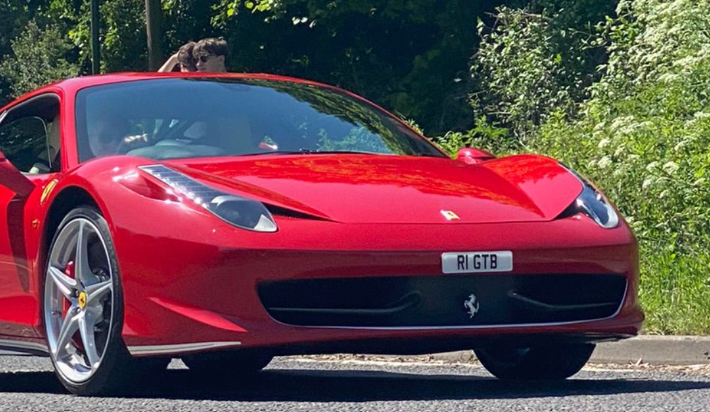 R1 GTB spotted on Ferrari 458