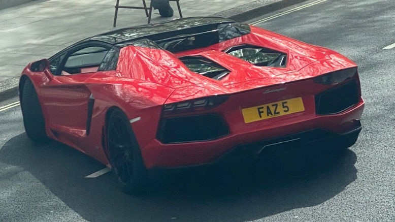 FAZ 5 spotted on Lamborghini Aventador