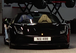 NIB 488 spotted on Ferrari 488