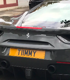 T11 MMY spotted on Ferrari 488