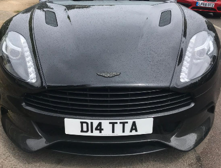 D14 TTA spotted on Aston Martin Vanquish