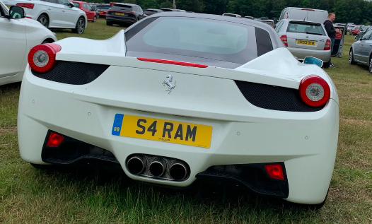 S4 RAM spotted on Ferrari 458