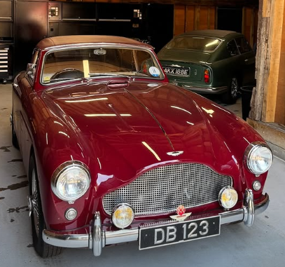 DB 123 spotted on Aston Martin