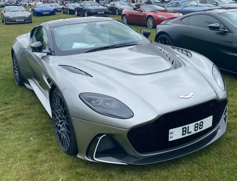BL 88 private number plate on a Aston Martin DBS