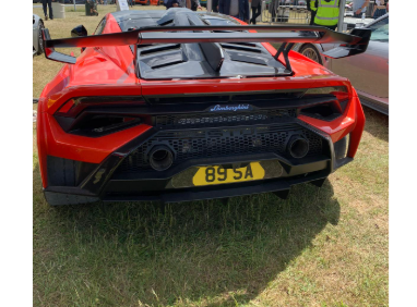 89 SA spotted on Lamborghini