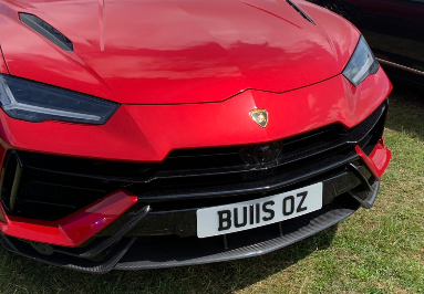 BU11 SOZ spotted on Lamborghini
