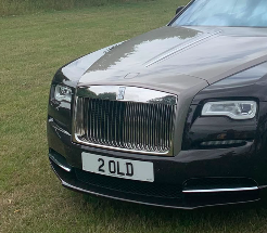 2 OLD spotted on Rolls-Royce Wraith