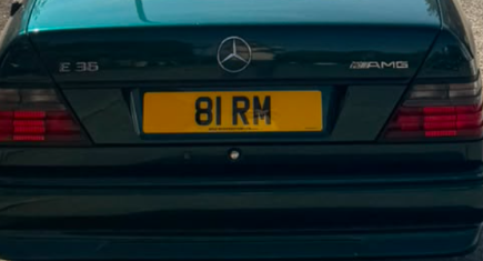 81 RM spotted on Mercedes-Benz E-Class