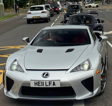 HE11 LFA spotted on Lexus LFA