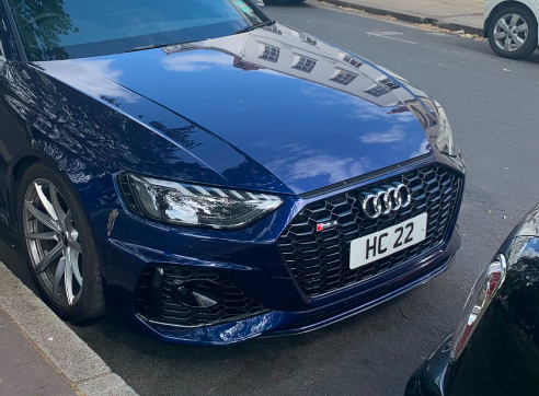 HC 22 spotted on Audi RS4