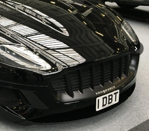 1 DBT private number plate